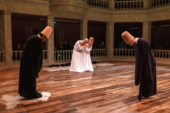 Whirling Dervishes Ceremony at a Real Mevlevihane: face_fixed - DSC05057