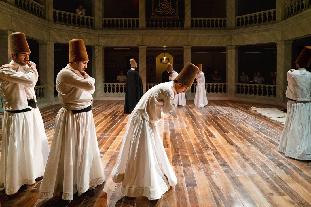 Whirling Dervishes Ceremony at a Real Mevlevihane: face_fixed - DSC03107